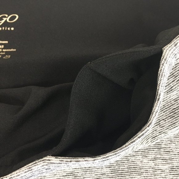 VOGO Athletica Capri Marled Print Leggings Lace Up - Picture 5 of 10